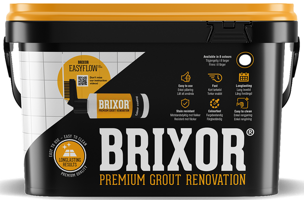 Brixor Voegrenovatie Set premium B-01 Wit 1,3 kg -