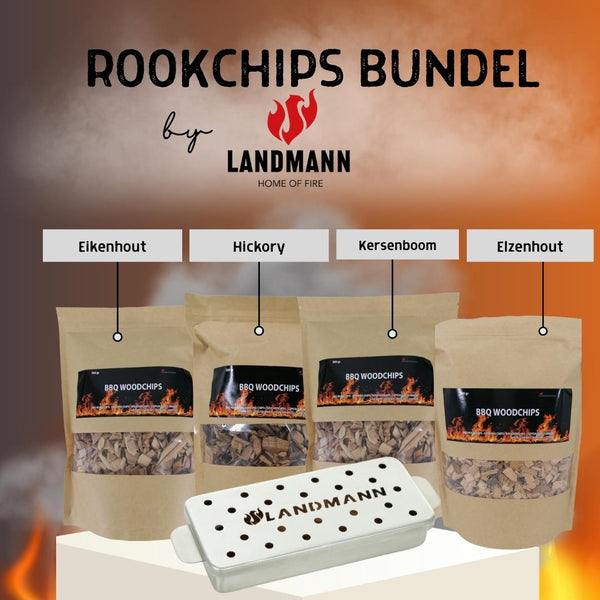 Rookchips bundel by Landmann met rookbox - Rookchips
