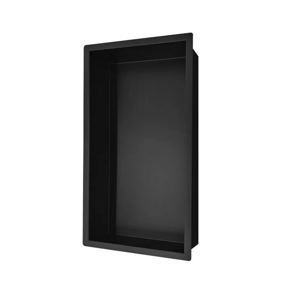 Inbouwnis 30 x 60 x 7 cm RVS mat zwart - Inbouwnissen