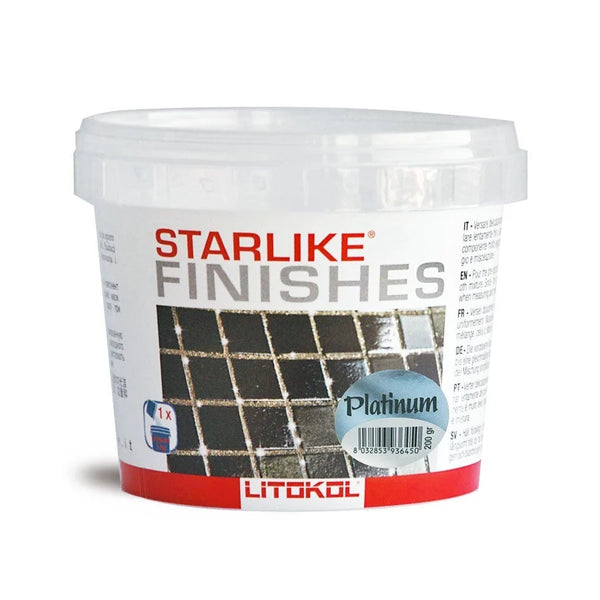 Kleureffect Platinum Litokol STARLIKE® EVO 200 gram voor 5