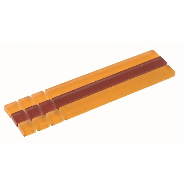 Listello Stick oranje Glas mat oranje-rood 4,8 x 19,5 cm -