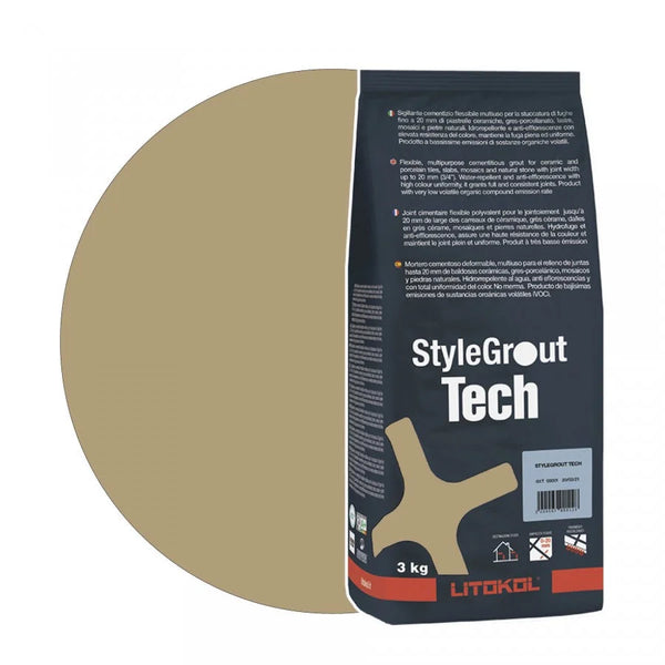 Litokol Voegmiddel Stylegrout Tech Beige-2 á 3 kg -