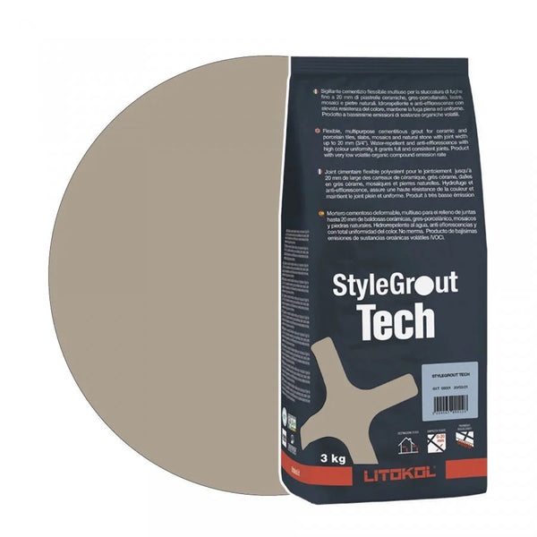 Litokol Voegmiddel Stylegrout Tech Grey-1 á 3 kg -