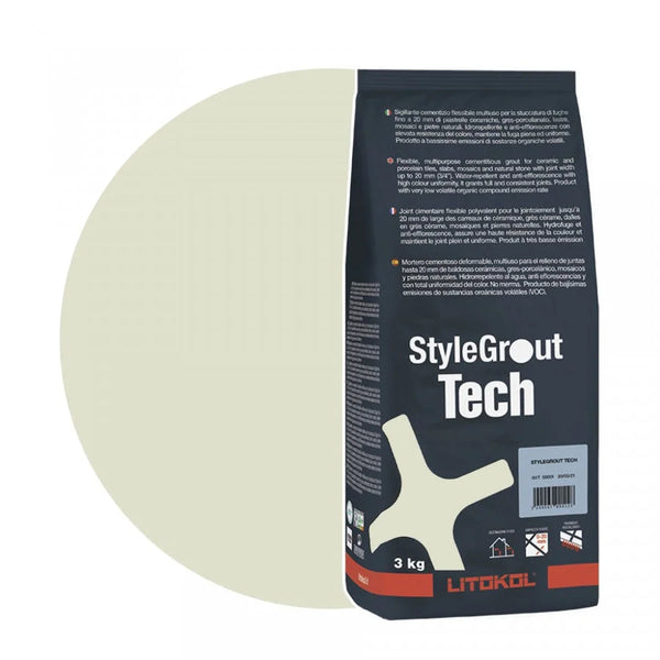 Litokol Voegmiddel Stylegrout Tech Ivory-1 á 3 kg -