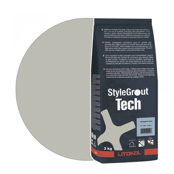 Litokol Voegmiddel Stylegrout Tech silver-1 á 3 kg -