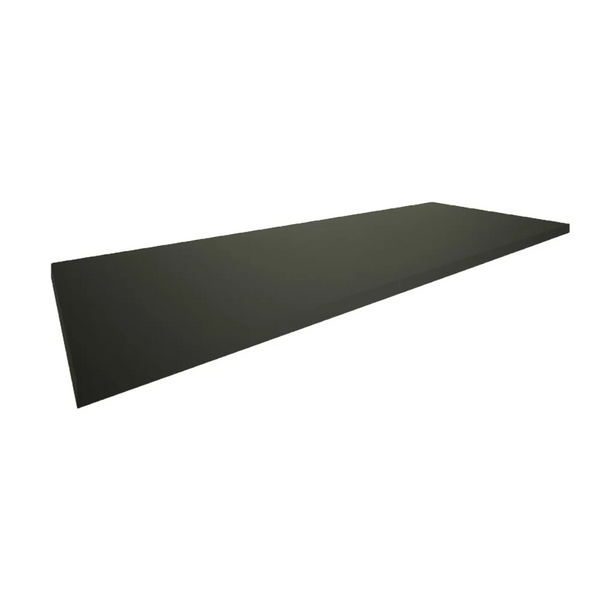 Marmaris Topblad 120x46x2,5 cm mat zwart - Wastafelbladen