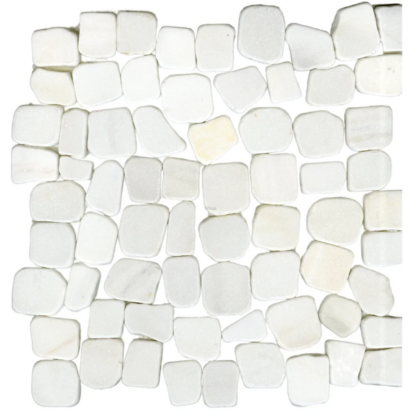 Mozaïek Milk white 30 x 30 x 1 irregular chip - Mozaïek