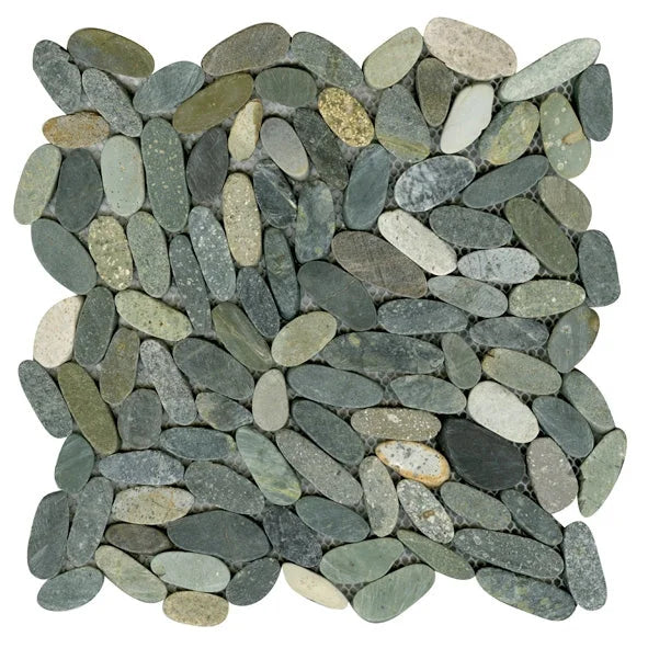 Mozaïek Pebblestone mixed earthy 29.4 x 29.4 cm - Mozaïek