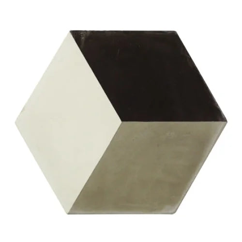 Vloertegel Kashba KB6 hexagon decor 3D 17 x 17 cm -