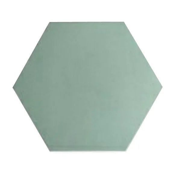 Vloertegel Kashba lichtgroen hexagon 17 x 17 cm -