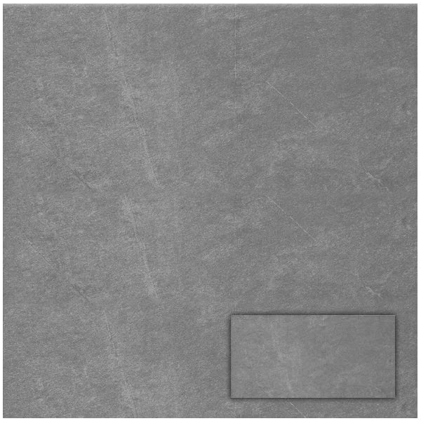 Vloertegel Rock ’N Stone basaltina grigio 30.5 x 60.5 cm
