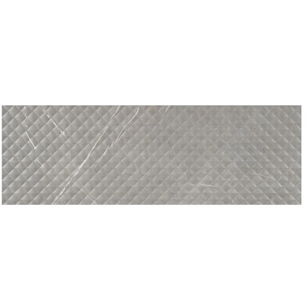 Wandtegel 3D Montana dark grey rect. 30 x 90 cm - Wandtegels
