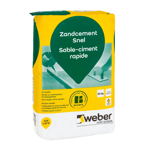 Weber Snel zandcement 20 kg - Cement