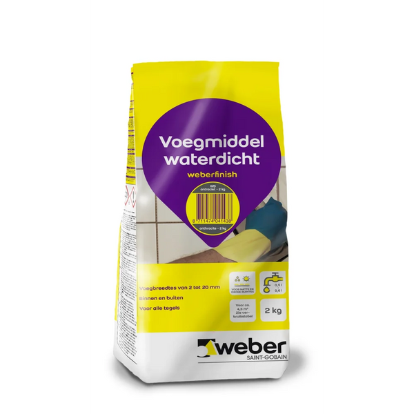 Weber Voegmiddel Antraciet 2 kg - Voegmiddel