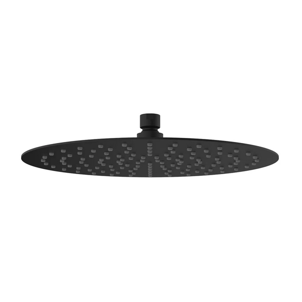 Wiesbaden Ufo luxe hoofddouche ultra plat 30 cm mat zwart -