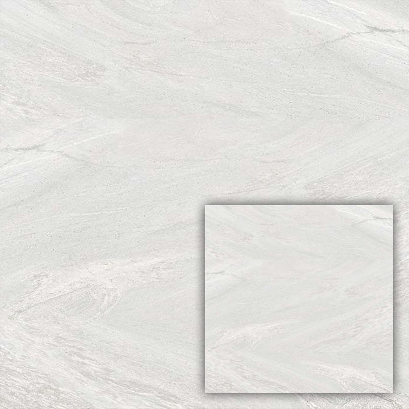 Carrelage de sol Stone Burl Blanc Wet 80x80cm 742069