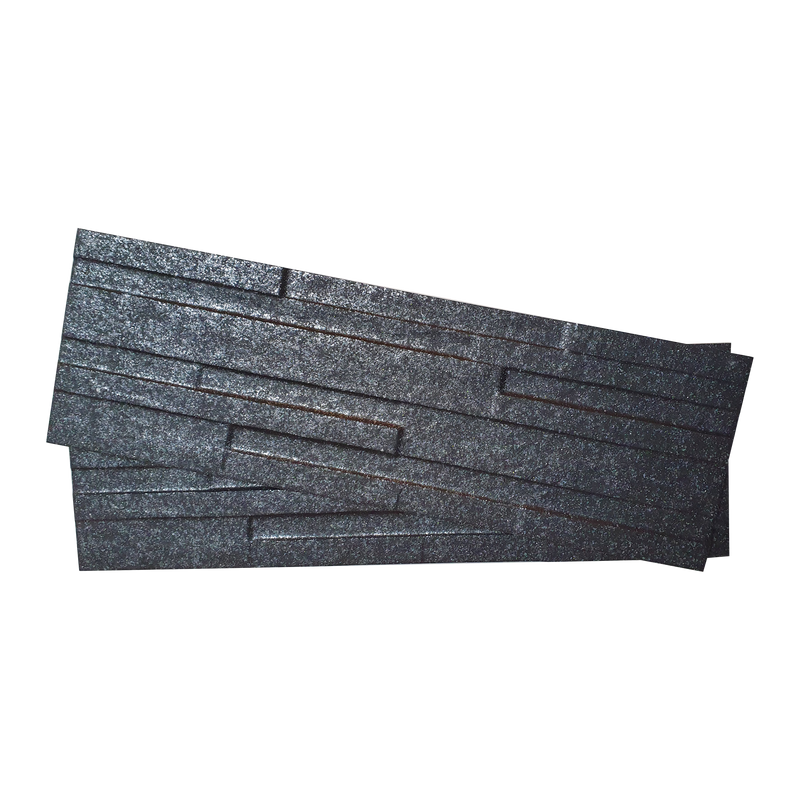 Wall tile Himalaya black 17x52cm