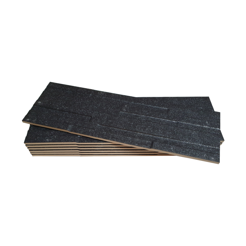 Wall tile Himalaya black 17x52cm