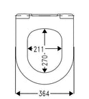 Cedo Vero beach Abattant WC/toilette de siège Blanc