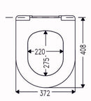 Cedo Delray Toilet seat/siège toilet White
