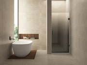 Less nisdeur rechts 800 x 2000 x 8 mm nano spiegelrook- naar helder glas/gunmetal