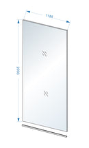 Slim glasplaat 1200 x 2000 x 8 mm nano rookglas