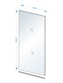 Slim glasplaat 1600 x 2000 x 8 mm nano helder glas
