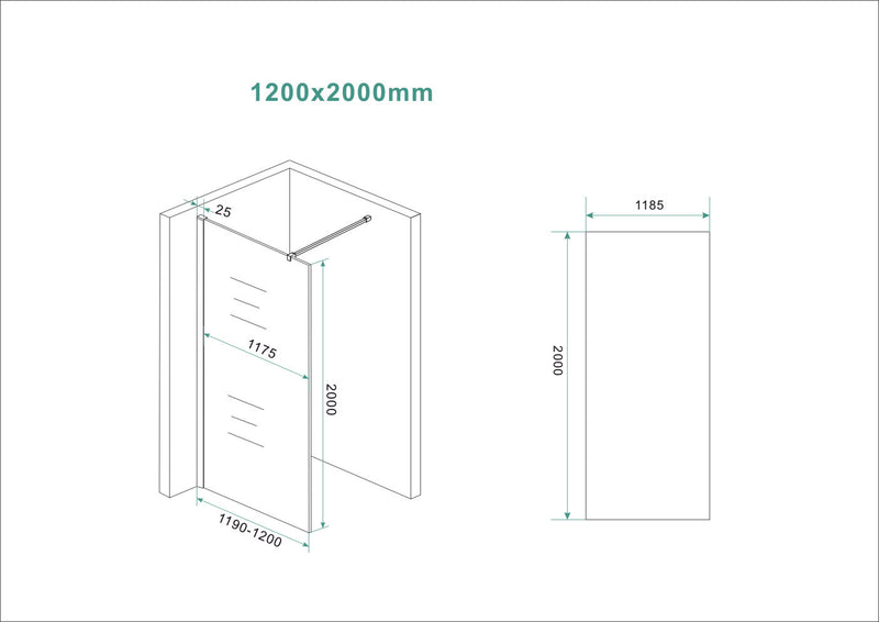Slim glasplaat 1200 x 2000 x 8 mm nano vintage brons glas