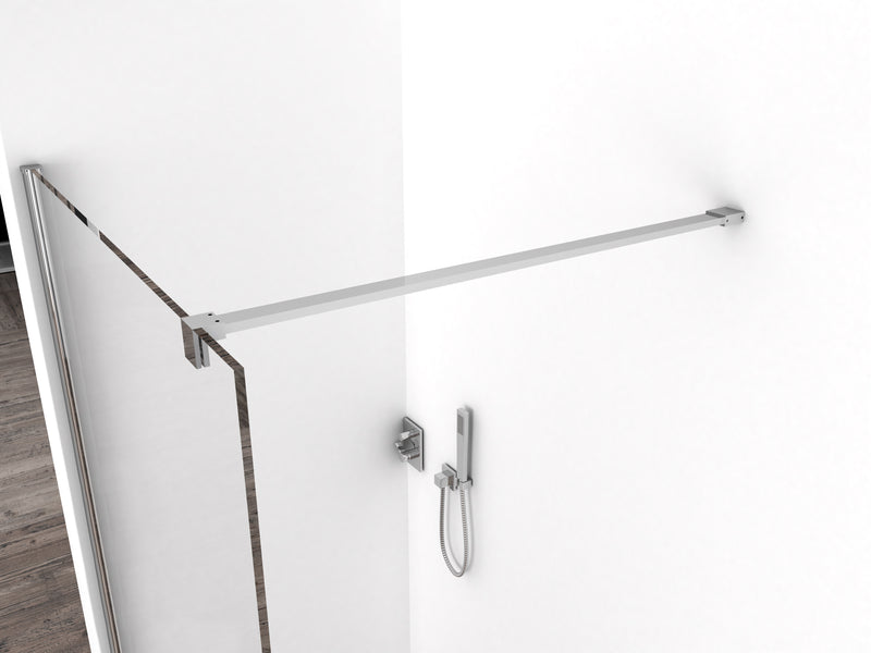 Comfort inloopdouche 1000 x 2000 x 10 mm nano helder glas/chroom