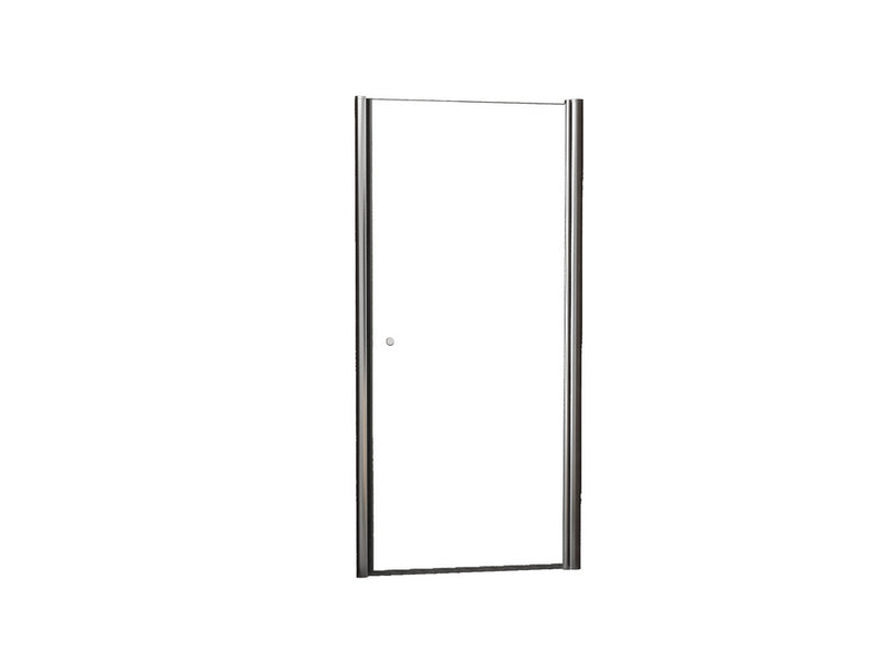 Between nisdeur 700 x 2000 x 8 mm nano helder glas/chroom