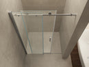 Slide nis schuifdeur 1200 x 2000 x 8 mm nano helder glas/chroom