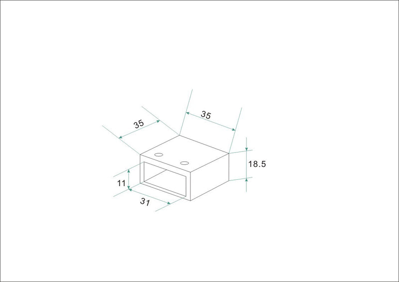 straight wall coupling for stabilizing bar
