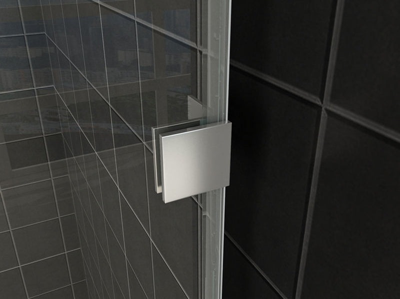 Less inloopdouche 500 x 2000 x 8 mm nano helder glas/chroom