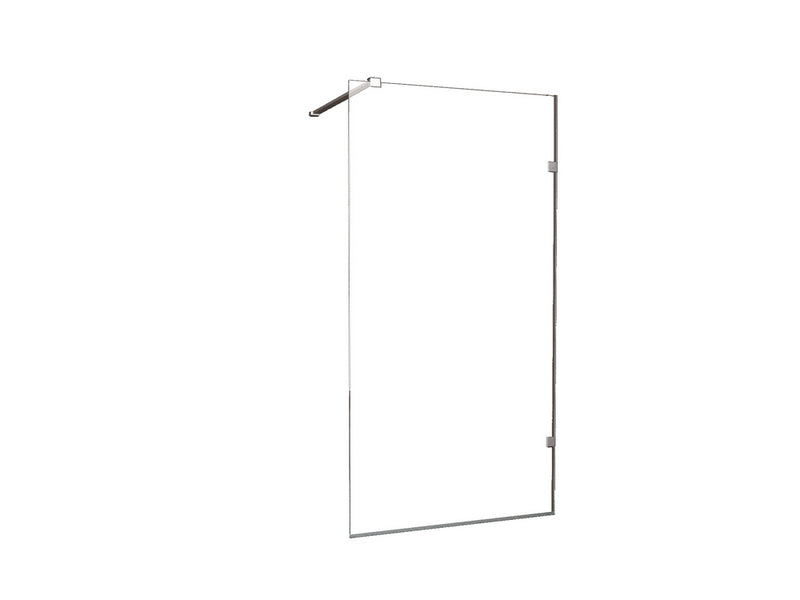 Less inloopdouche 1000 x 2000 x 8 mm nano helder glas/chroom