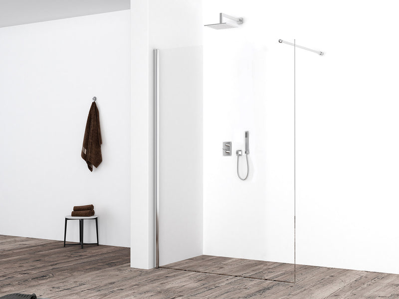 Eco inloopdouche 1200 x 2000 x 8 mm nano helder glas/chroom