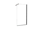 Graffic inloopdouche 1000 x 2000 x 10 mm nano safety glass folie helder glas/mat zwart