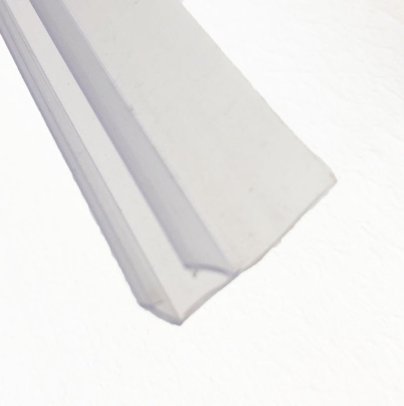 Wiesbaden rubberen strip type 2 200 x 0,8 cm transparant