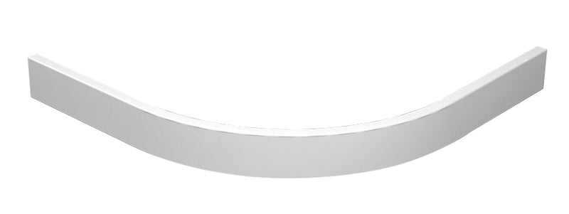 façade + pieds pour receveur 1/4 R. acrylique 90x90x4 blanc