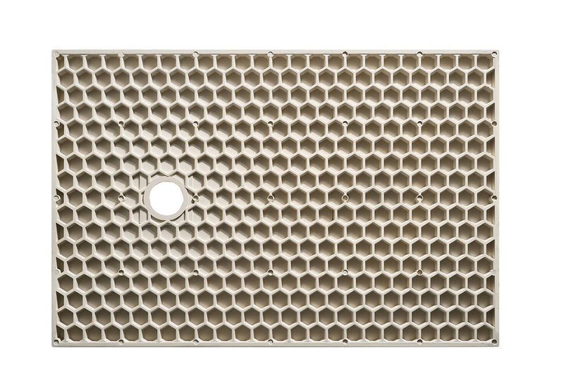 Stonea douchebak antislip composiet 800x900x30 mm inkortbaar beige