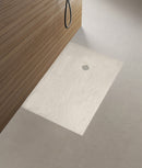 Stonea douchebak antislip composiet 1000 x 1200 x 30 mm inkortbaar beige