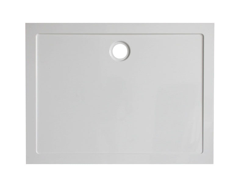 receveur de douche luxe SMC rectangle 120x80x4 cm blanc