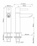 Robinet fontaine Caral Amador XL Kiwa 1/2'' cuivre brossé