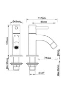 Cimara fountain tap Kiwa 1/2" chrome