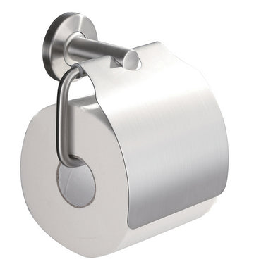 Porte-rouleau papier toilette 304 avec rabat en acier inoxydable