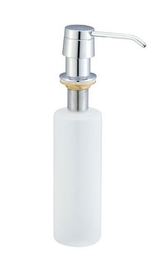 distributeur de savon encastrable chrome bouteille plastique 250ml