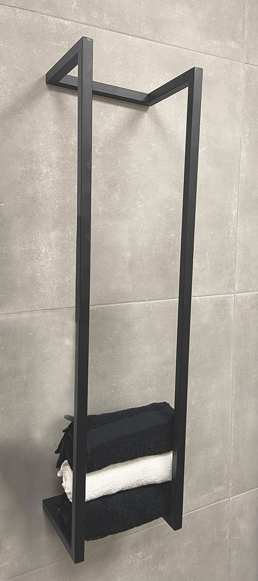 Loft handdoekrek 95 x 25 x 20 cm gunmetal