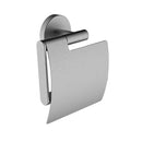 Alonzo toiletrolhouder met klep RVS geborsteld