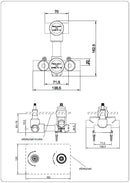 Caral built-in part built-in thermostat 2-way