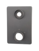 Caral verlengset afbouwdeel 2 weg gunmetal PVD