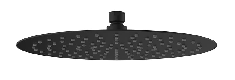 Douche de tête Ufo ronde 30 cm noir mat